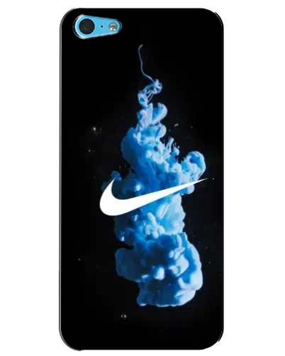 Чохол для iPhone 5c з картинкою «Nike та синій дим»