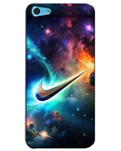 Чохол для iPhone 5c з картинкою «Космічний Nike Swoosh»