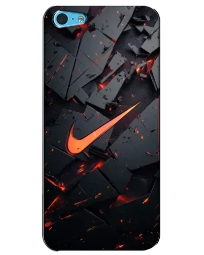 Чохол для iPhone 5c з картинкою «Nike — ефект розломів»
