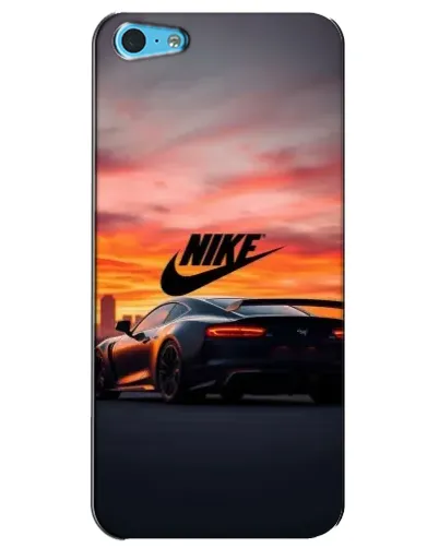Чохол для iPhone 5c з картинкою «Nike та суперкар»