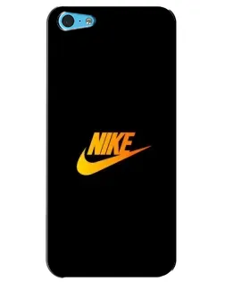 Чохол для iPhone 5c з картинкою «Золотий логотип Nike»