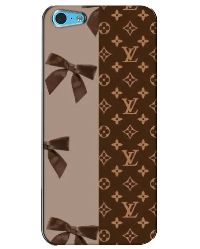 Чохол для iPhone 5c з картинкою «Louis Vuitton — банти»