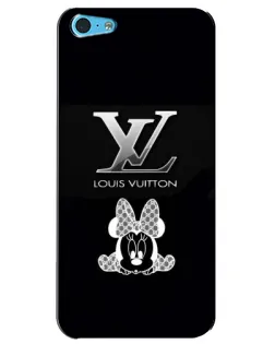 Чохол для iPhone 5c з картинкою «LV та Мінні Маус»