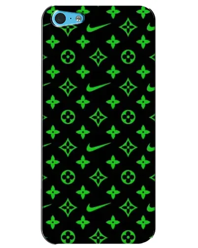 Чохол для iPhone 5c з картинкою «Неоновий принт LV»