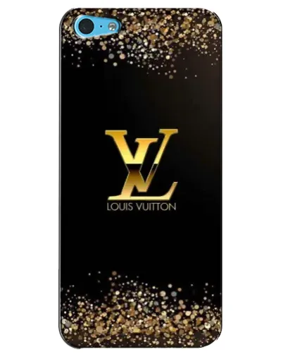 Чохол для iPhone 5c з картинкою «LV — золоті іскри»