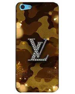 Чохол для iPhone 5c з картинкою «Камуфляжний Louis Vuitton»