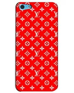 Чохол для iPhone 5c з картинкою «Яскравий паттерн LV»
