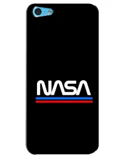 Чохол для iPhone 5c з картинкою «NASA — класика Red Blue» Чохол для iPhone 5c з картинкою «NASA — класика Red Blue»