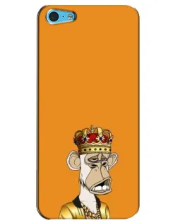 Чохол для iPhone 5c з картинкою «Золота мавпа Bored Ape» Чохол для iPhone 5c з картинкою «Золота мавпа Bored Ape»