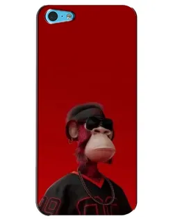 Чохол для iPhone 5c з картинкою «Bored Ape в червоному» Чохол для iPhone 5c з картинкою «Bored Ape в червоному»
