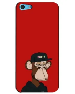 Чохол для iPhone 5c з картинкою «Bored Ape — червоний фон» Чохол для iPhone 5c з картинкою «Bored Ape — червоний фон»