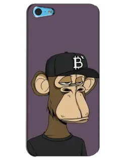 Чохол для iPhone 5c з картинкою «Bored Ape в кепці»