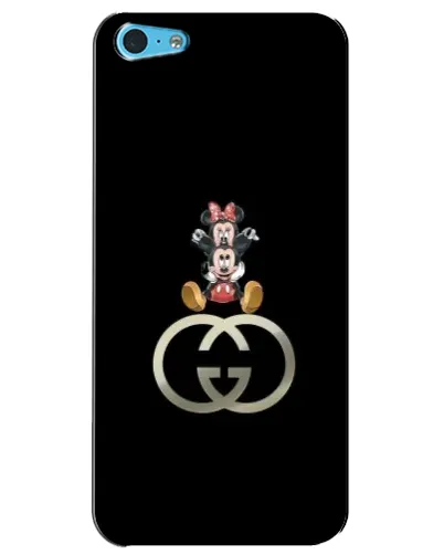 Чохол для iPhone 5c з картинкою «Мінні Маус на лого»