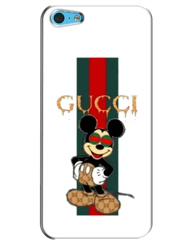 Чохол для iPhone 5c з картинкою «Міккі Маус Gucci — смуги»