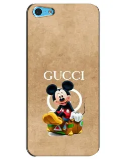 Чохол для iPhone 5c з картинкою «Міккі Маус Gucci — крафт»