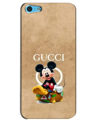 Чохол для iPhone 5c з картинкою «Міккі Маус Gucci — крафт»
