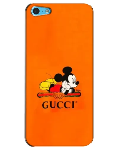 Чохол для iPhone 5c з картинкою «Міккі Маус Gucci — помаранч»