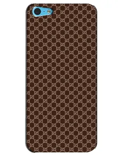 Чохол для iPhone 5c з картинкою «Gucci — шоколадна сітка»