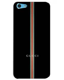 Чохол для iPhone 5c з картинкою «Gucci — строга лінія»