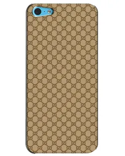 Чохол для iPhone 5c з картинкою «Gucci — класичний беж»