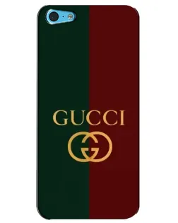 Чохол для iPhone 5c з картинкою «Gucci — темно-зелений градієнт»