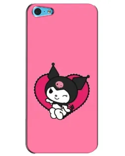 Чохол для iPhone 5c з картинкою «Kuromi — любов у серці» Чохол для iPhone 5c з картинкою «Kuromi — любов у серці»