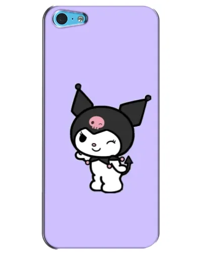 Чохол для iPhone 5c з картинкою «Класична Kuromi» Чохол для iPhone 5c з картинкою «Класична Kuromi»