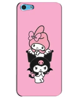 Чохол для iPhone 5c з картинкою «Тріо My Melody та Kuromi» Чохол для iPhone 5c з картинкою «Тріо My Melody та Kuromi»