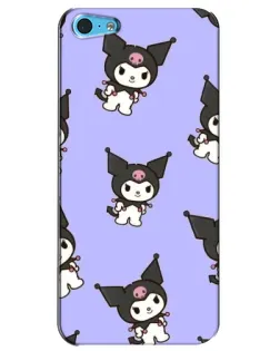 Чохол для iPhone 5c з картинкою «Паттерн з Kuromi» Чохол для iPhone 5c з картинкою «Паттерн з Kuromi»