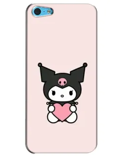 Чохол для iPhone 5c з картинкою «Kuromi та серце» Чохол для iPhone 5c з картинкою «Kuromi та серце»