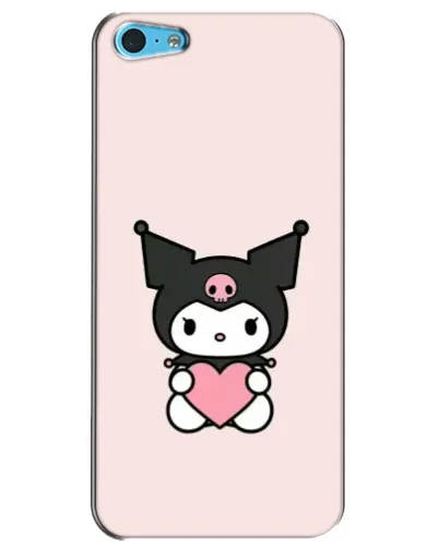 Чохол для iPhone 5c з картинкою «Kuromi та серце» Чохол для iPhone 5c з картинкою «Kuromi та серце»