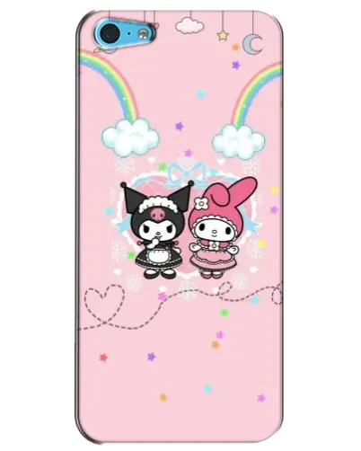 Чохол для iPhone 5c з картинкою «My Melody та Kuromi» Чохол для iPhone 5c з картинкою «My Melody та Kuromi»