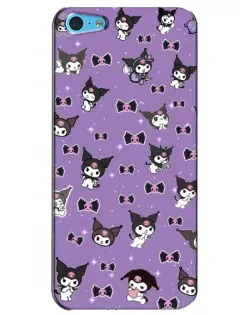 Чохол для iPhone 5c з картинкою «Kuromi — патерн» Чохол для iPhone 5c з картинкою «Kuromi — патерн»