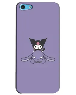 Чохол для iPhone 5c з картинкою «Kuromi на ліловому фоні» Чохол для iPhone 5c з картинкою «Kuromi на ліловому фоні»