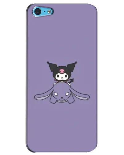 Чохол для iPhone 5c з картинкою «Kuromi на ліловому фоні» Чохол для iPhone 5c з картинкою «Kuromi на ліловому фоні»