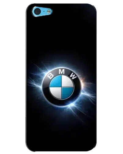 Чохол для iPhone 5c з картинкою «BMW — неонове сяйво»