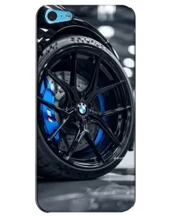 Чохол для iPhone 5c з картинкою «Колесо BMW зблизька»