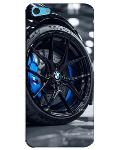 Чохол для iPhone 5c з картинкою «Колесо BMW зблизька»