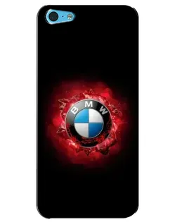 Чохол для iPhone 5c з картинкою «Логотип BMW — спалах»