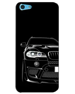 Чохол для iPhone 5c з картинкою «Темний силует BMW»