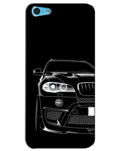 Чохол для iPhone 5c з картинкою «Темний силует BMW»