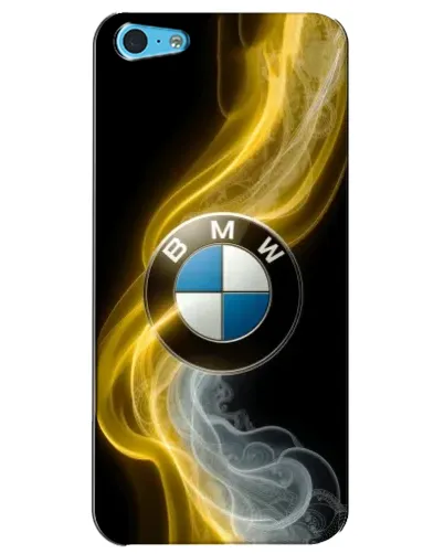 Чохол для iPhone 5c з картинкою «Золотистий дим BMW»