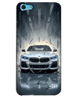 Чохол для iPhone 5c з картинкою «BMW у світлі фар»