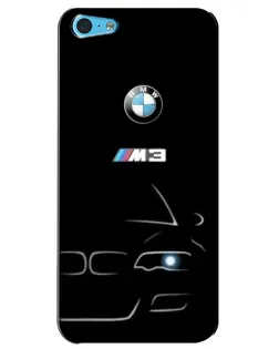 Чохол для iPhone 5c з картинкою «Мінімалістичний принт BMW M3»