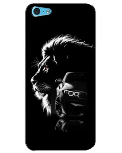 Чохол для iPhone 5c з картинкою «BMW та лев»