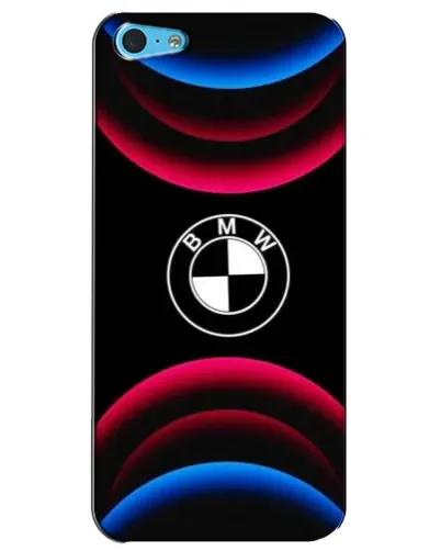 Чохол для iPhone 5c з картинкою «Логотип BMW та неонові дуги»