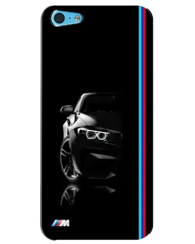 Чохол для iPhone 5c з картинкою «Силует BMW в темряві»