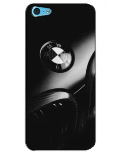 Чохол для iPhone 5c з картинкою «Емблема BMW — макро»