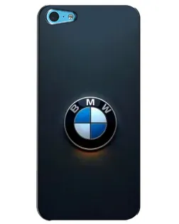 Чохол для iPhone 5c з картинкою «Логотип BMW — мінімалізм»