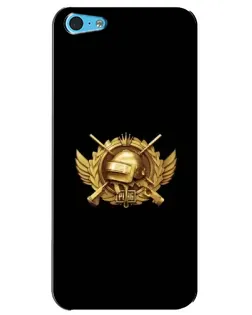 Чехол для iPhone 5c с картинкой «PUBG — оранжевый градиент»
